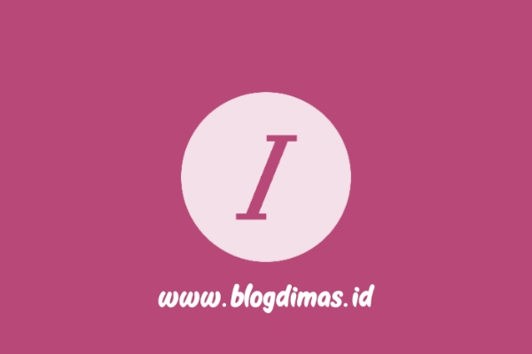 Cara Membuat Tulisan Miring Di Bio Instagram TANPA APLIKASI - Blog Dimas