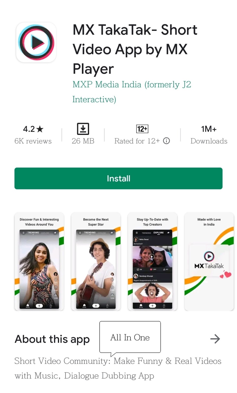 MX TakaTak App