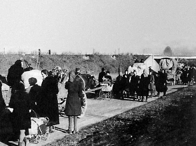 German refugees Wroclaw 1945