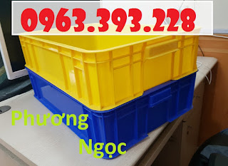 Thùng nhựa đặc cao 15, thùng nhựa HS007, thùng nhựa công nghiệp 20180407_115850