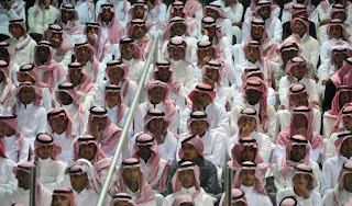 THE TOTAL POPULATION OF SAUDI ARABIA HAS EXCEEDED 35 MILLION