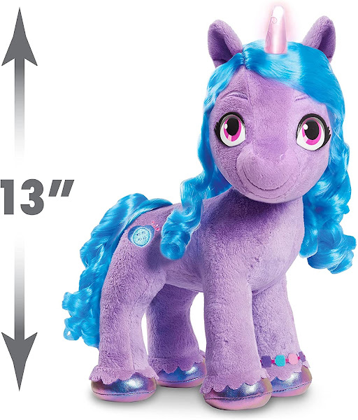 My Little Pony Sing and Glow Izzy Feature 毛绒多色，12 英寸