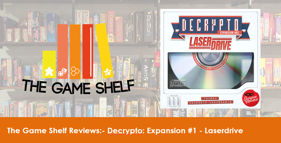 Upgrading tech in Decrypto with the Laser Drive expansion -- Gen Con 2019  Preview — GAMINGTREND