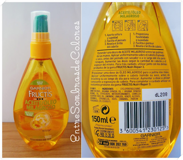 aceite milagroso Garnier