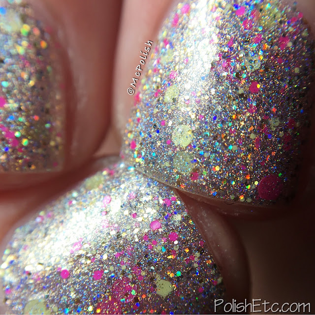 Glam Polish - Friendship is Sparkly Trio Part 2 - McPolish- Keep Clam and Flutter On