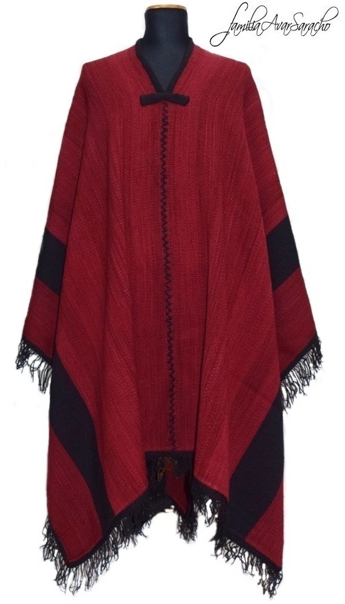 Poncho Nº O004 "Familia Avar Saracho" Salteño - DISPONIBLE