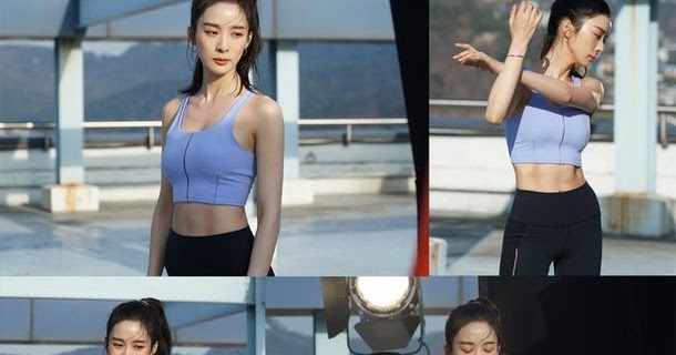 Actress Lee Chungah showed off her perfect figure in the behinds cut of