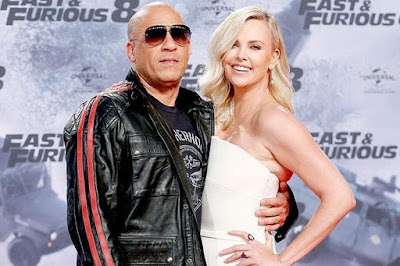 Vin Diesel y Charlize Theron celebran el éxito de "Fast and Furious 9" 