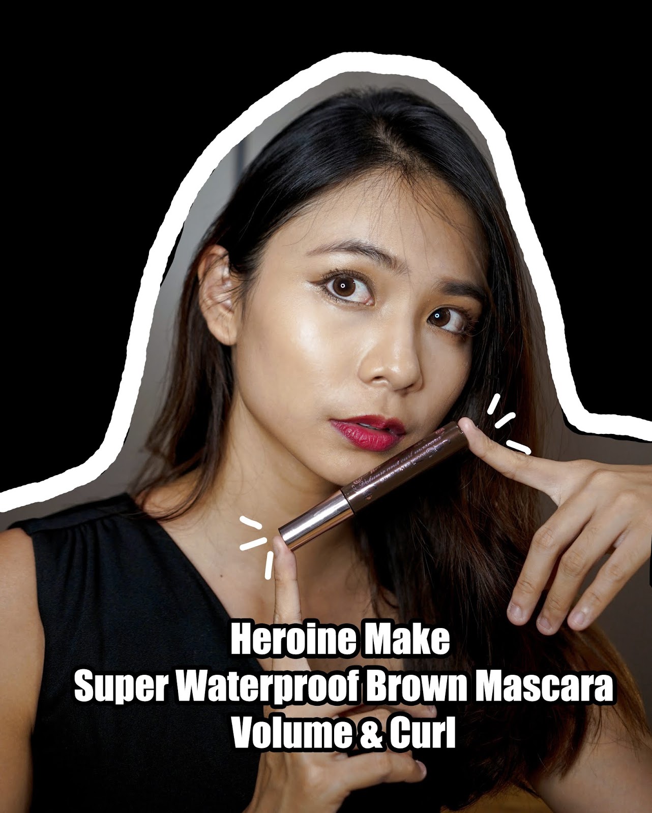 [REVIEW] Heroine Make Super Waterproof Brown Mascara XINLINNN