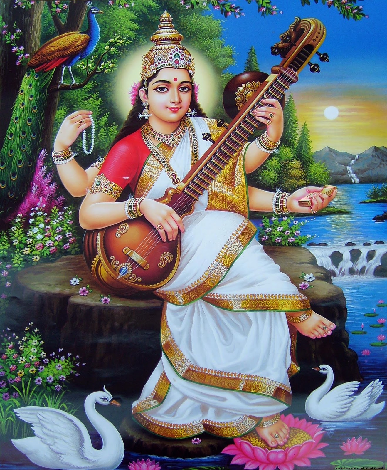 Download 500+ Maa Saraswati HD Wallpapers, HD Photos, HD Pictures, HD Pic  and Images. - Storyofthegod