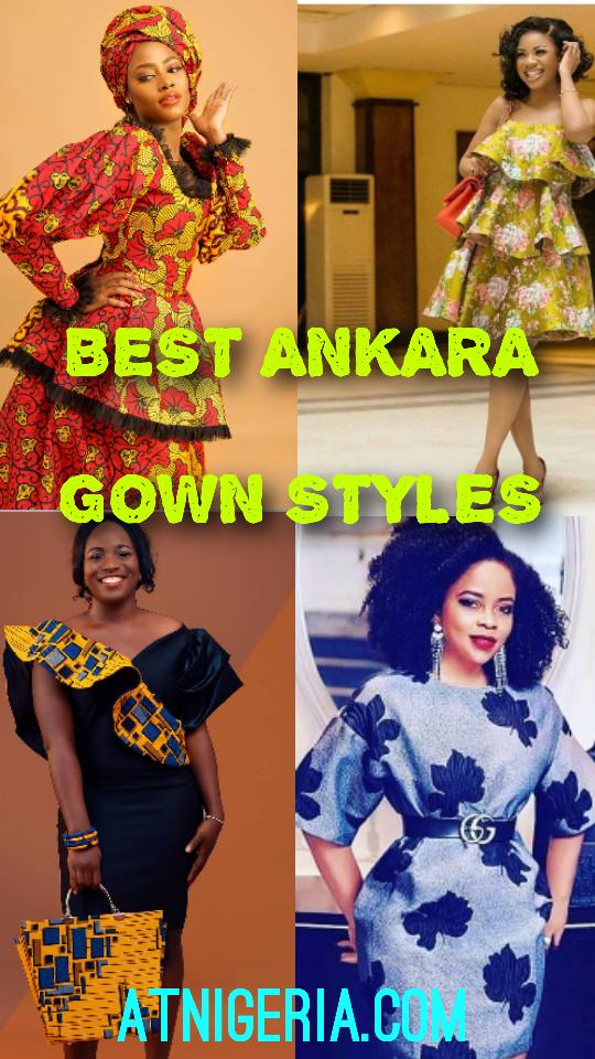 the latest ankara gown styles