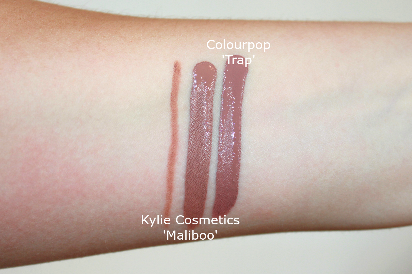 Kylie Cosmetics Lip Kits (Kristen, Exposed & Maliboo) Review & Dupes