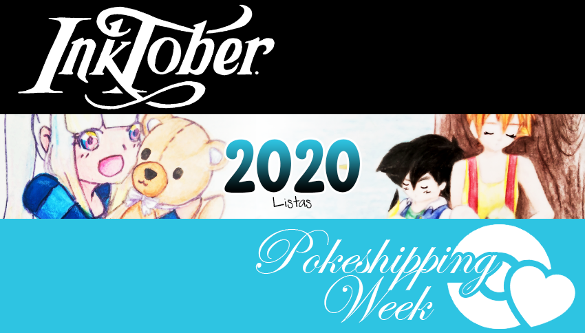 Inktober + Pokeshipping Week 2020