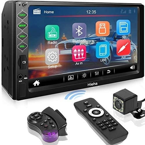 Review Hieha Double Din Car Stereo with Bluetooth