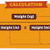 BMI calculator kg and cm