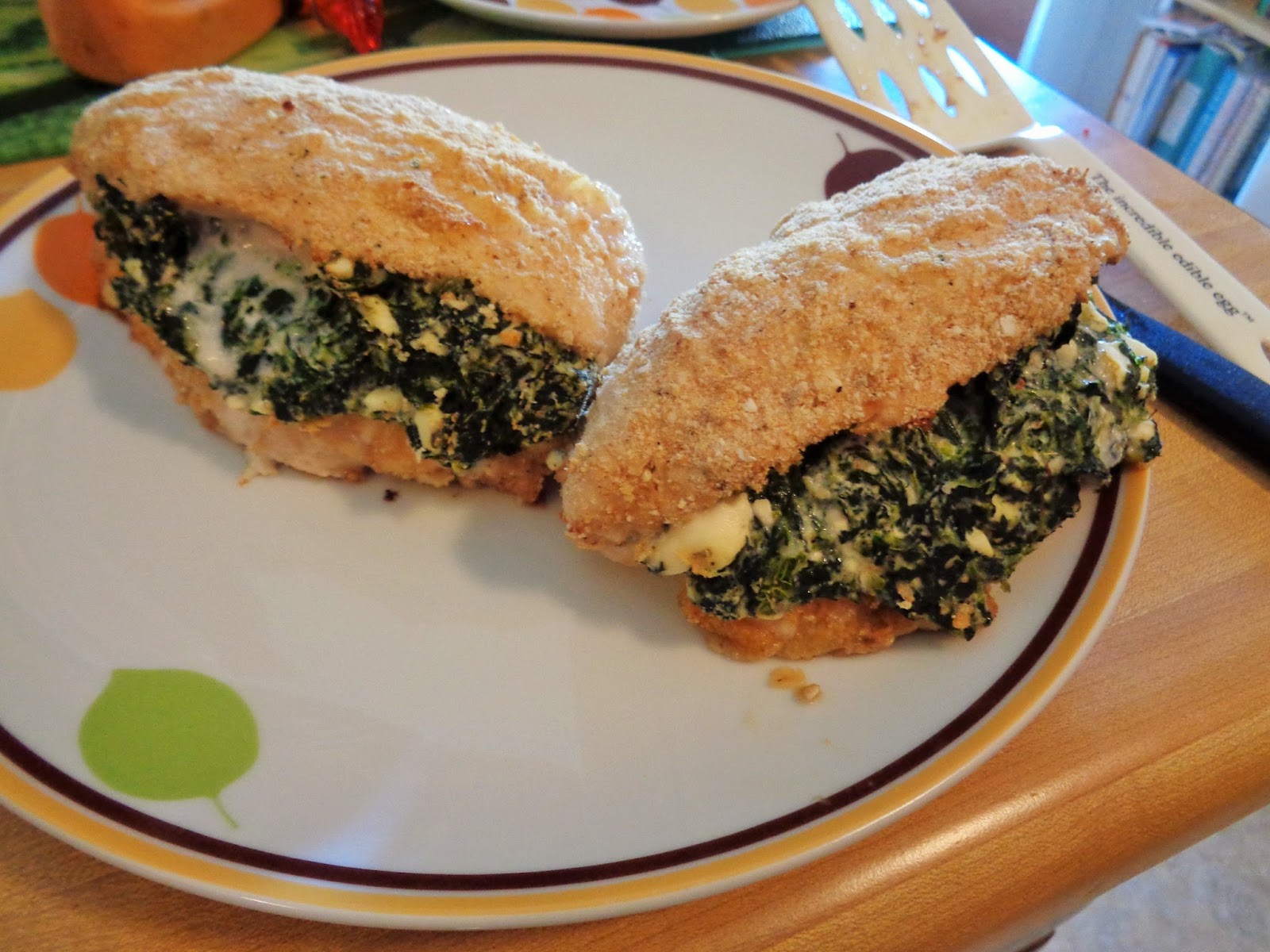 Tales From A Middle Class Kitchen: Feta and Spinach Stuffed Chicken Breasts