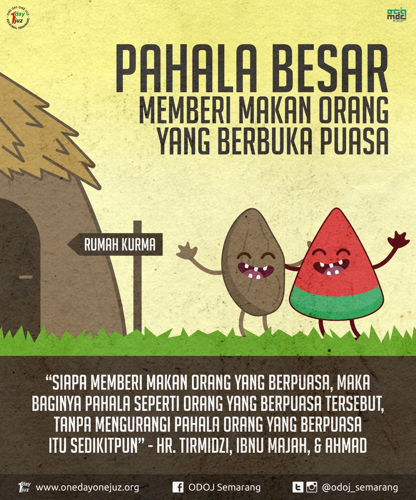 Pahala Besar Memberi Makan Orang Yang Berbuka Puasa | ODOJ Semarang