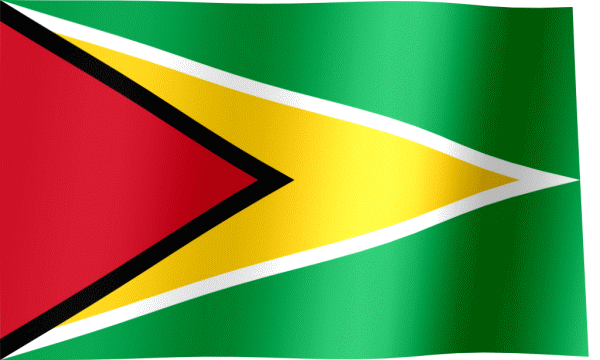 Flag of Guyana (GIF) - All Waving Flags