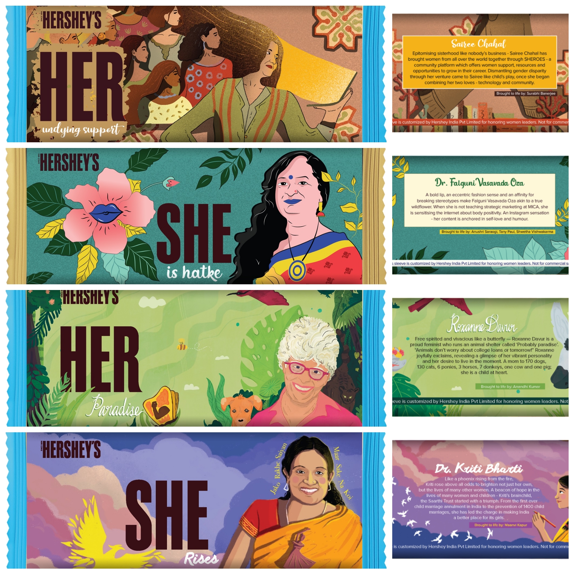 Hershey” celebrates women leaders from various walks of life through an  innovative “HER-SHE” digital campaign