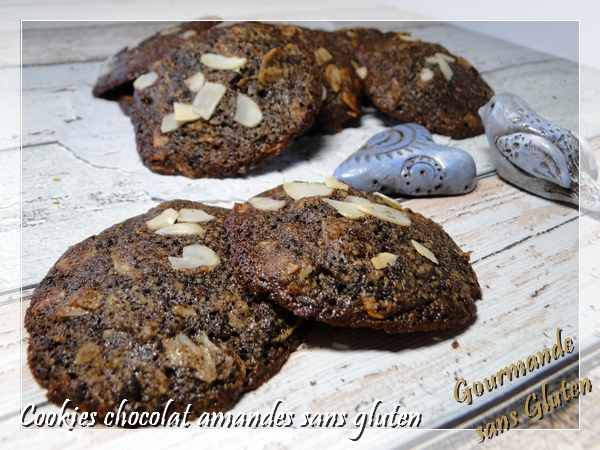 Cookies au chocolat Dardenne et amandes