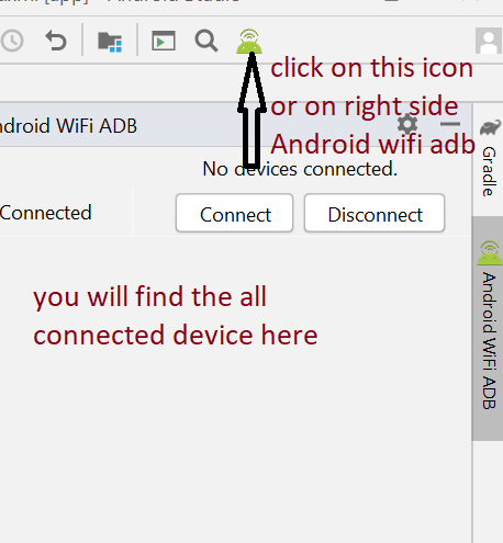 Java World: How to connect mobile to android studio without USB