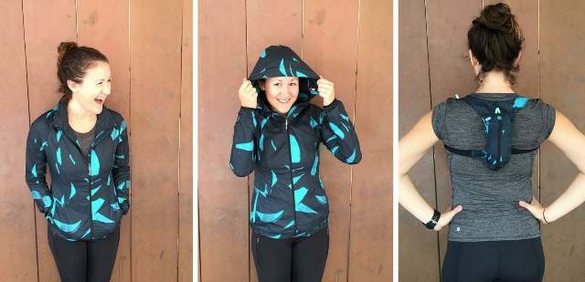 Back Pack-It Jacket Back Spin Stroke Peacock Back Pack-It Jacket Back Spin Stroke Peacock