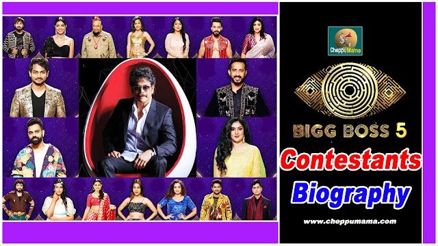 bigg boss 5 telugu contestants biography