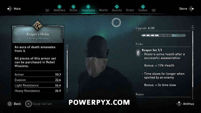 刺客教條 維京紀元 (Assassin's Creed Valhalla) 圍攻巴黎DLC死神護甲套裝取得方式