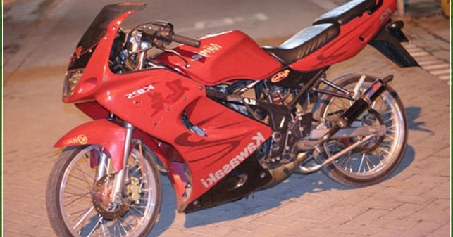Modifikasi Kawasaki Ninja 150 Rr Warna Merah | Ide Perpaduan Warna