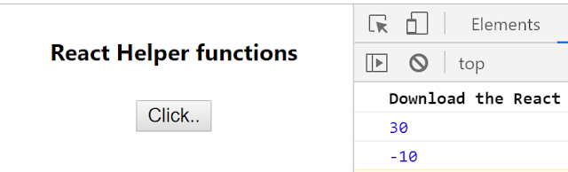 React Create & Use Helper Functions | React Component