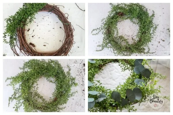 how to assemble wreath