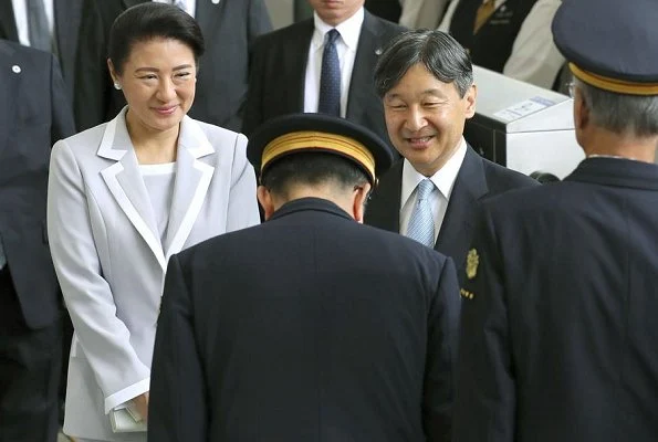 Emperor Naruhito and Empress Masako attend the 70th annual tree-planting festival held in the city of Owariasahi in Aichi