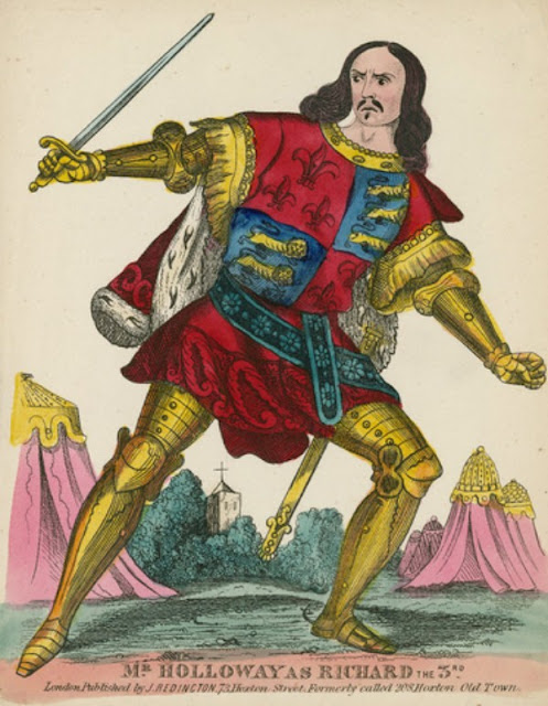 Джеймс Холлоуэй в роли Ричарда III.  Англия, середина XIX века Folger Shakespeare Library