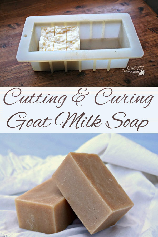 Making Soap with Goat Milk Cutting and Curing Oak Hill Homestead