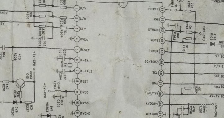 Gaya Terbaru Skema Mesin Tv Cina Ic 8873 Skema Mesin