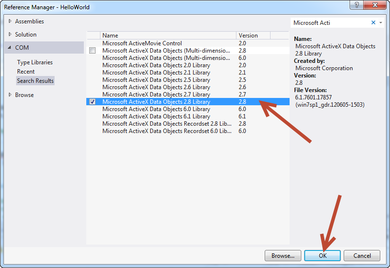 Microsoft Activex Data Objects 2 8 Library Windows 7 Windowsvsera Microsoft activex data objects 2 8 library windows 7 windowsvsera
