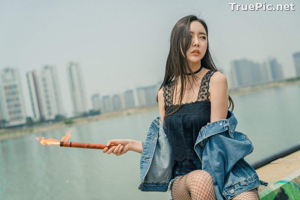 Image Korean Hot Model - Go Eun Yang - Outdoor Photoshoot Collection - TruePic.net - Picture-32