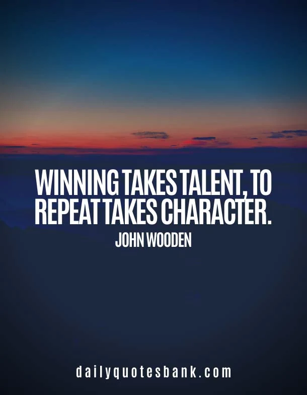 John Wooden Quotes On Character