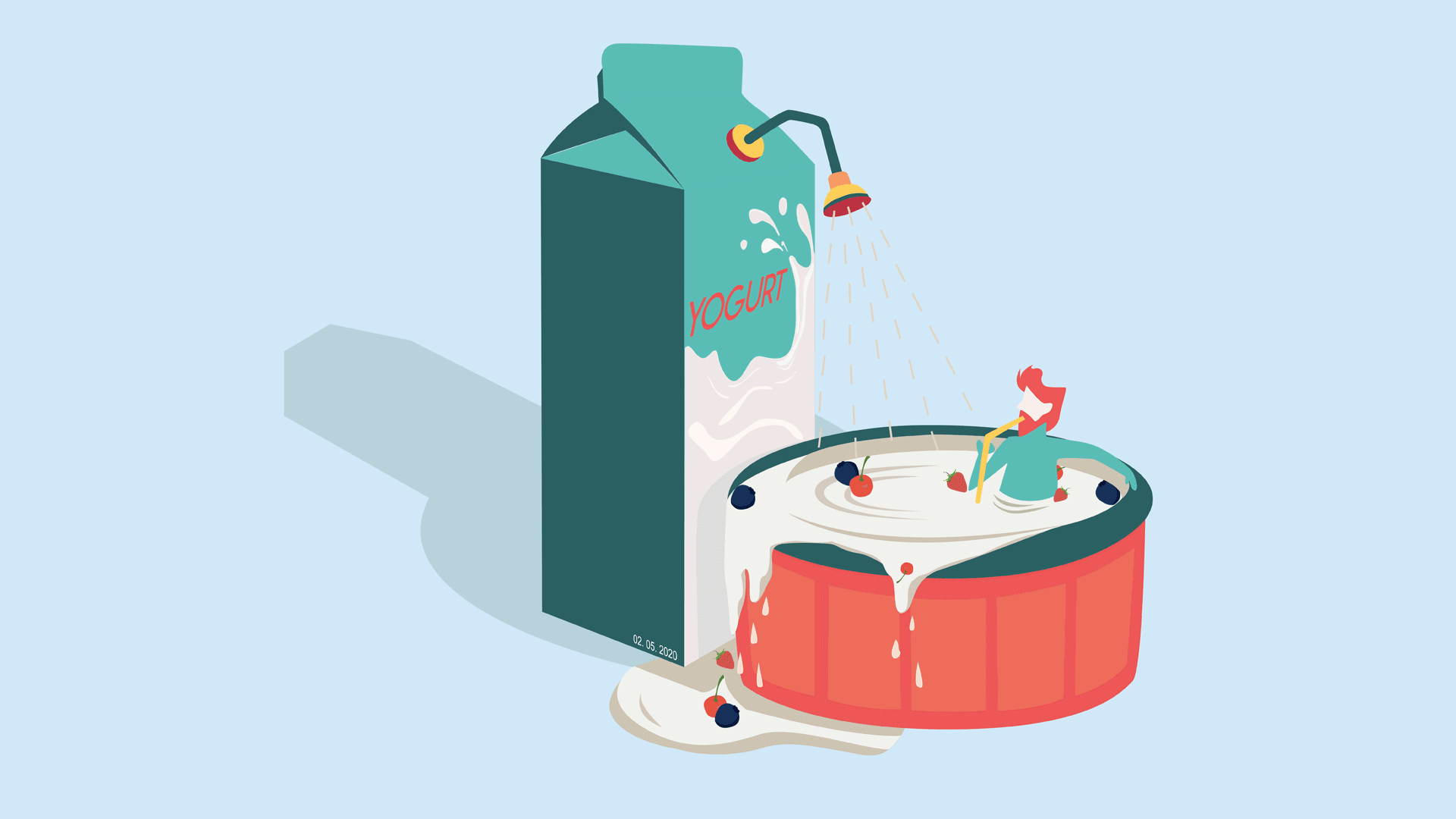 Under The Angsana Tree When Eating Too Much Yogurt Is Bad For You