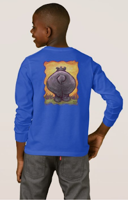 Animal Parade Hippo Heads and Tails Sweatshirt