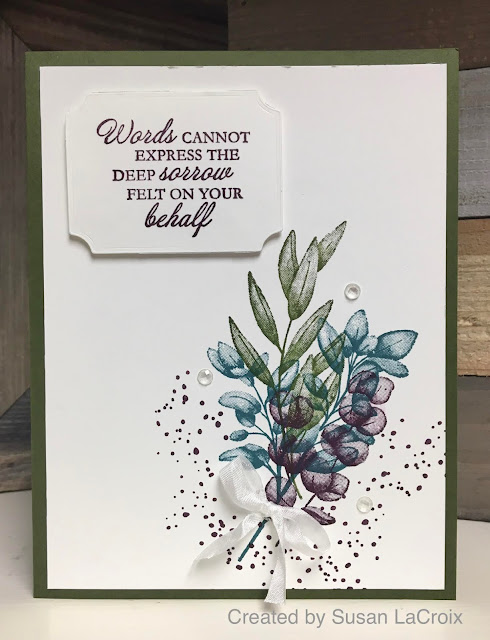Stampin' Up!, Forever Fern, www.stampingwithsusan.com, Here's a Card, Tasteful Labels Dies,