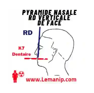 RADIOGRAPHIE PYRAMIDE NASALE RD VERTICALE DE FACE