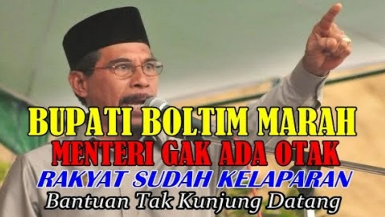 Viral Bupati Ini Sebut Menteri Goblok, Ngeyel dan Lahir Dibawah Pohon