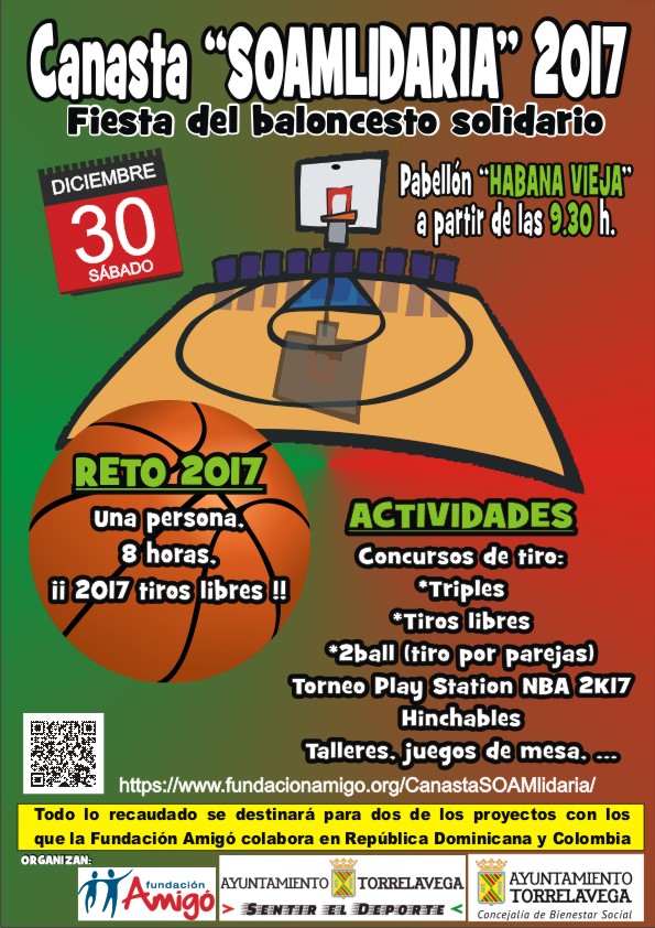 S.O.A.M. y Casa de los Muchachos ¡¡ANÍMATE A PARTICIPAR EN LA CANASTA S.O.A.M. y Casa de los Muchachos ¡¡ANÍMATE A PARTICIPAR EN LA CANASTA