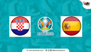 بث مباشر مباراة اسبانيا ضد كرواتيا في كأس أمم أوروبا