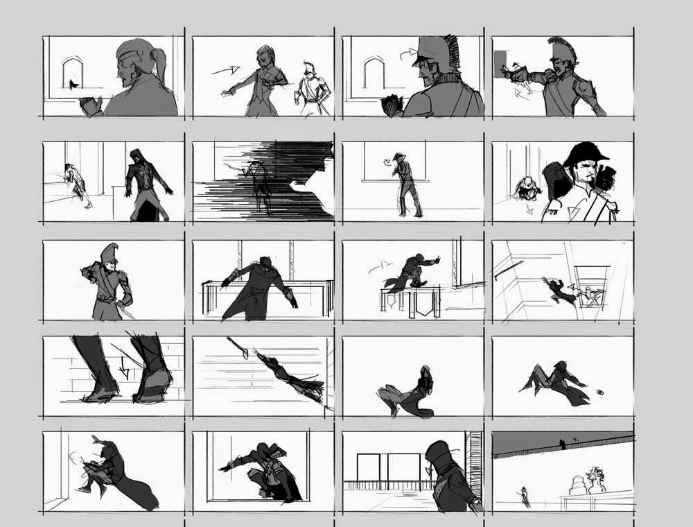 RGromek Art: Assassin's Creed Unity storyboards