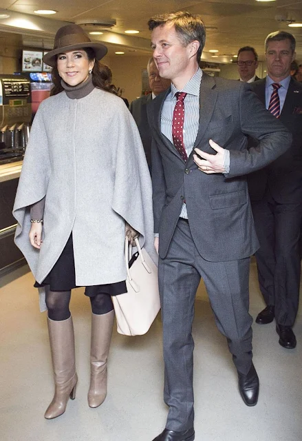 King Willem-Alexander of The Netherlands and Queen Maxima of The Netherlands and Crown Prince Frederik of Denmark and Crown Princess Mary of Denmark visits Samso Island on March 18, 2015 in Denmark