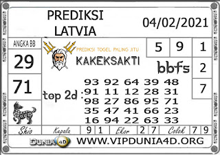 Prediksi Togel LATVIA DUNIA4D 04 FEBRUARI 2021 Prediksi Togel LATVIA DUNIA4D 04 FEBRUARI 2021