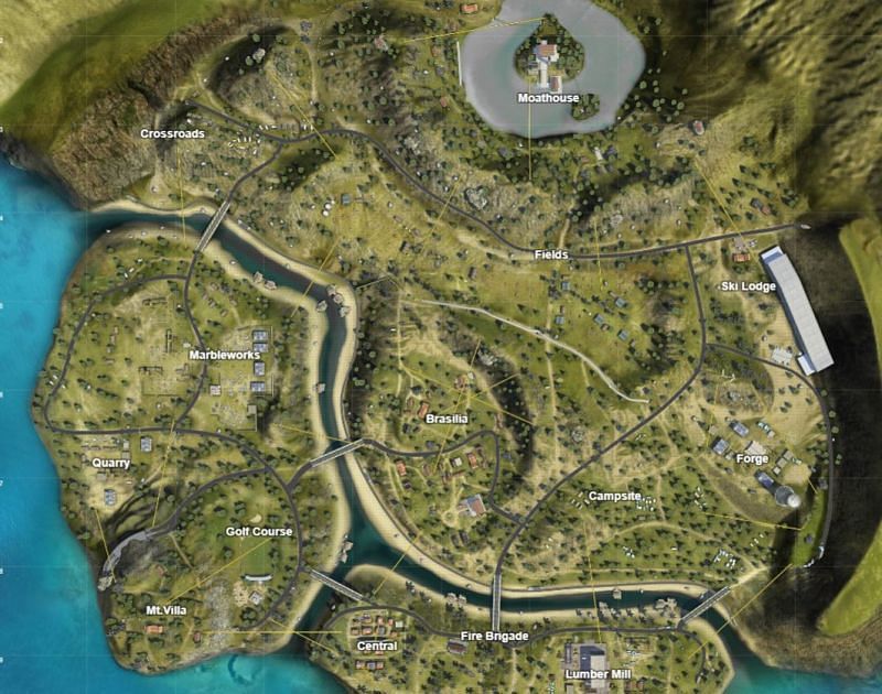 جزر فري فاير - تعلم إتقان خريطة Purgatory في لعبة فري فاير 2021