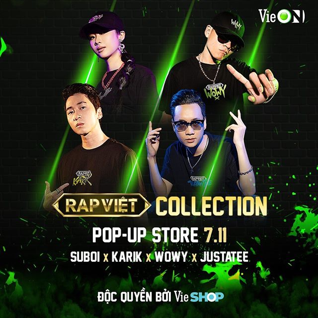 Pop-Up Store - "Phát kiến" của Rap Việt trong việc làm thương hiệu
